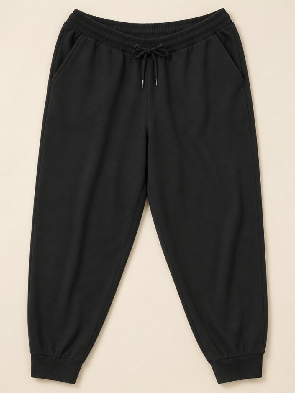 NWOT Torrid Black Pull-On Jogger Pants Size 00 Stretch Side Pockets